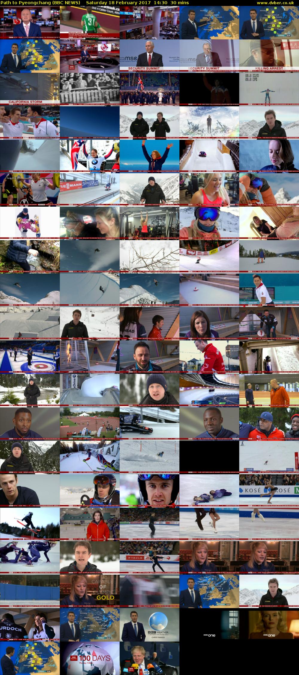 Path to Pyeongchang (BBC NEWS) Saturday 18 February 2017 14:30 - 15:00
