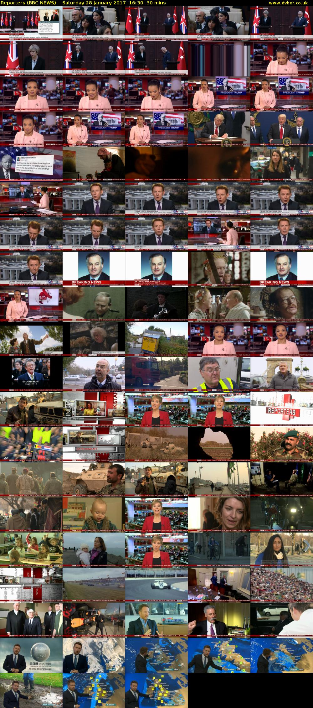 Reporters (BBC NEWS) Saturday 28 January 2017 16:30 - 17:00