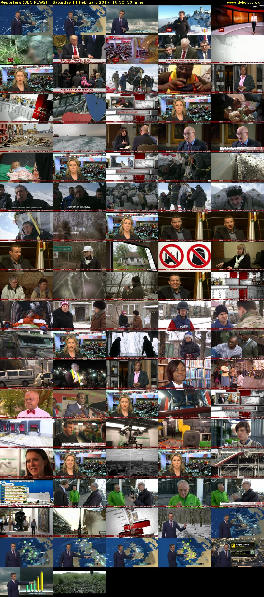Reporters (BBC NEWS) Saturday 11 February 2017 16:30 - 17:00