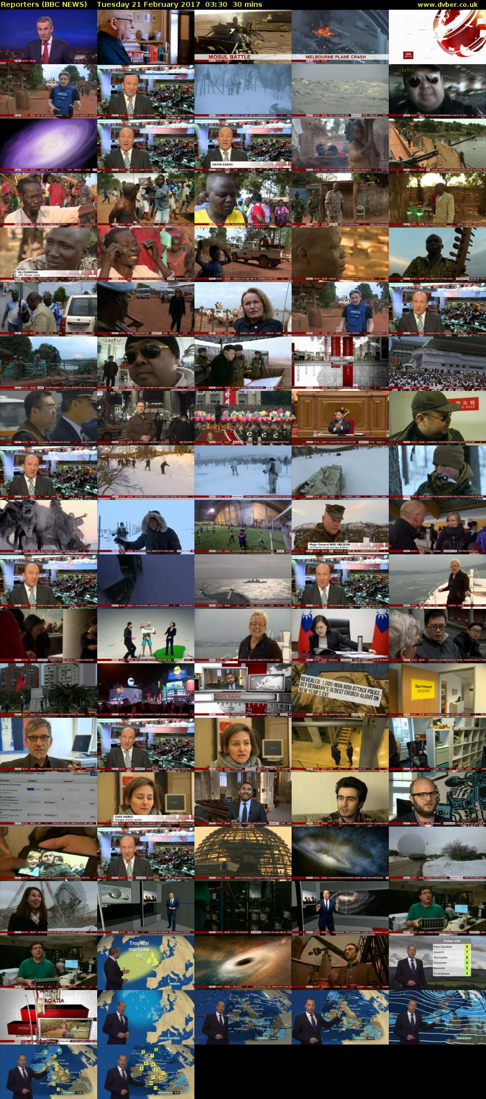 Reporters (BBC NEWS) Tuesday 21 February 2017 03:30 - 04:00