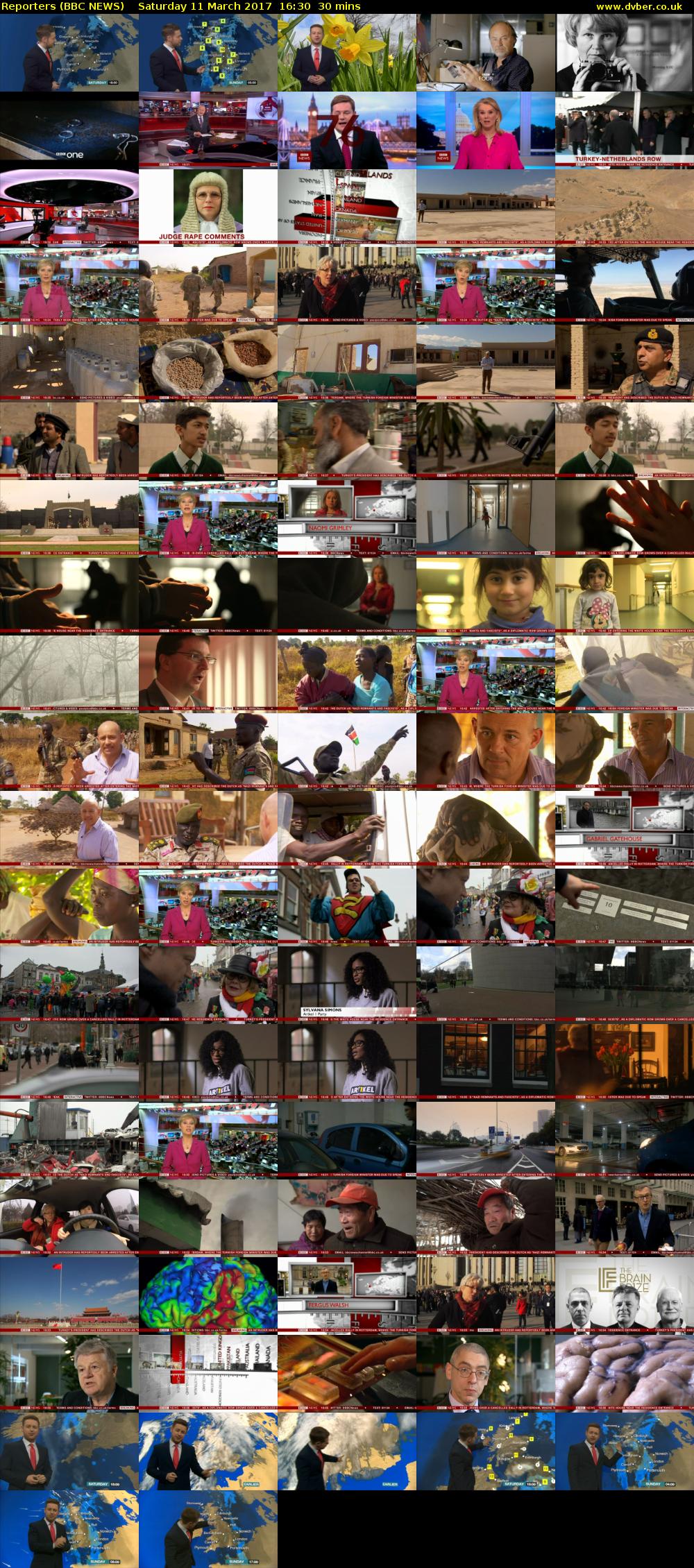 Reporters (BBC NEWS) Saturday 11 March 2017 16:30 - 17:00