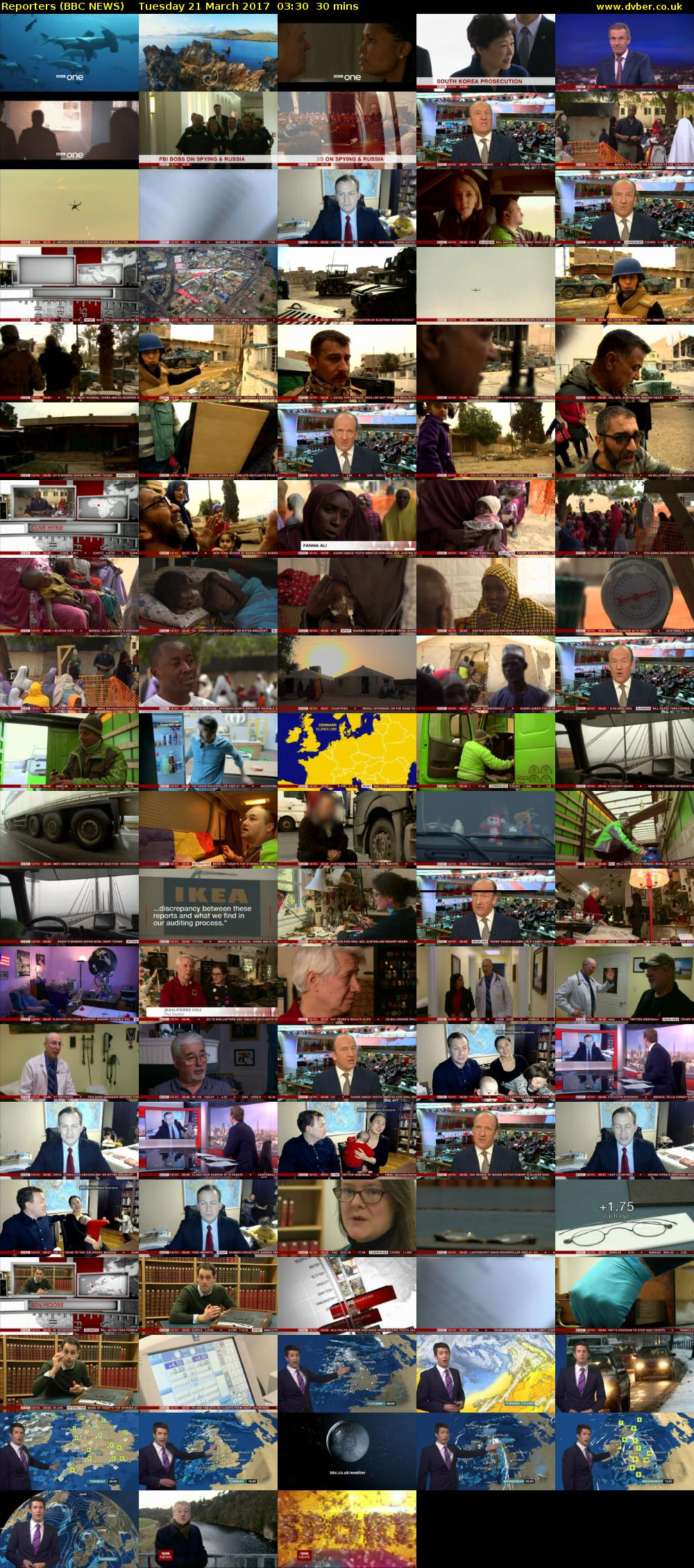 Reporters (BBC NEWS) Tuesday 21 March 2017 03:30 - 04:00