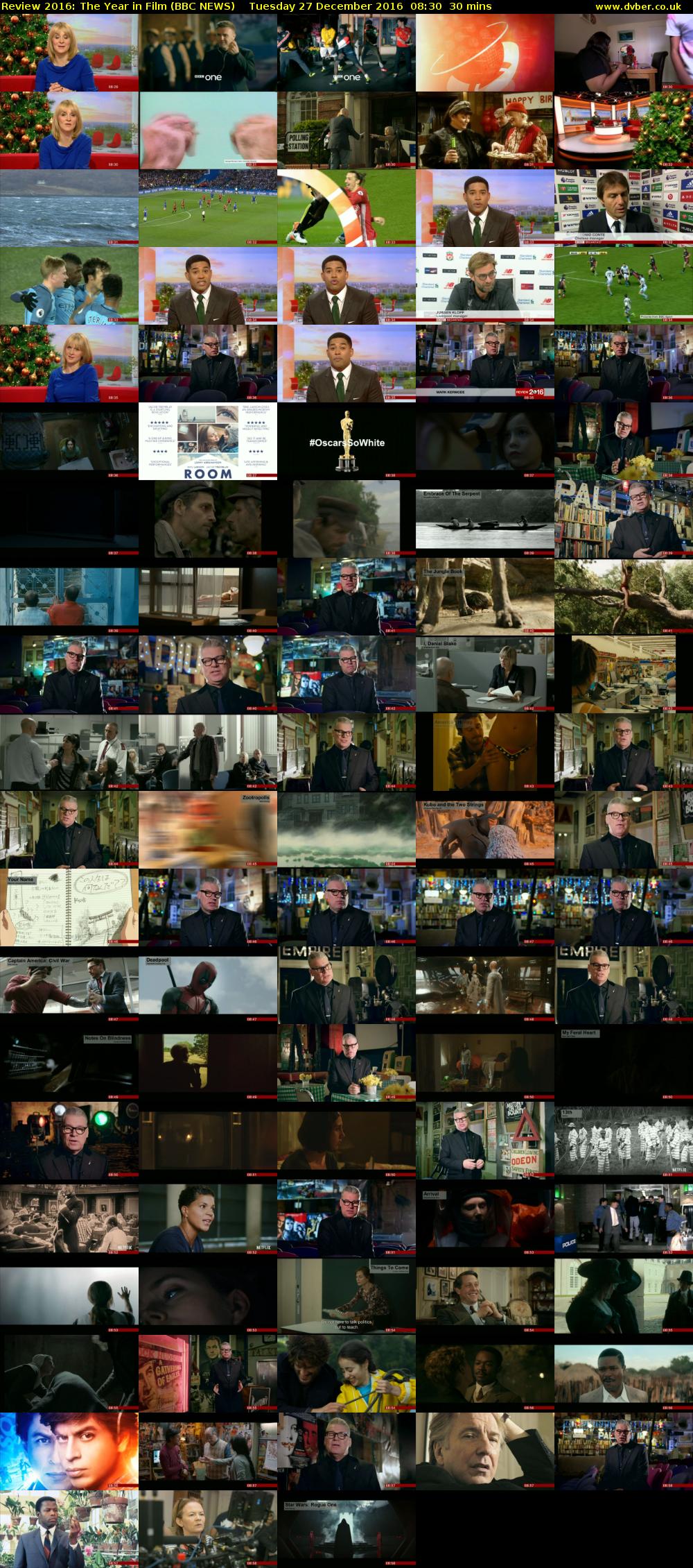 Review 2016: The Year in Film (BBC NEWS) Tuesday 27 December 2016 08:30 - 09:00