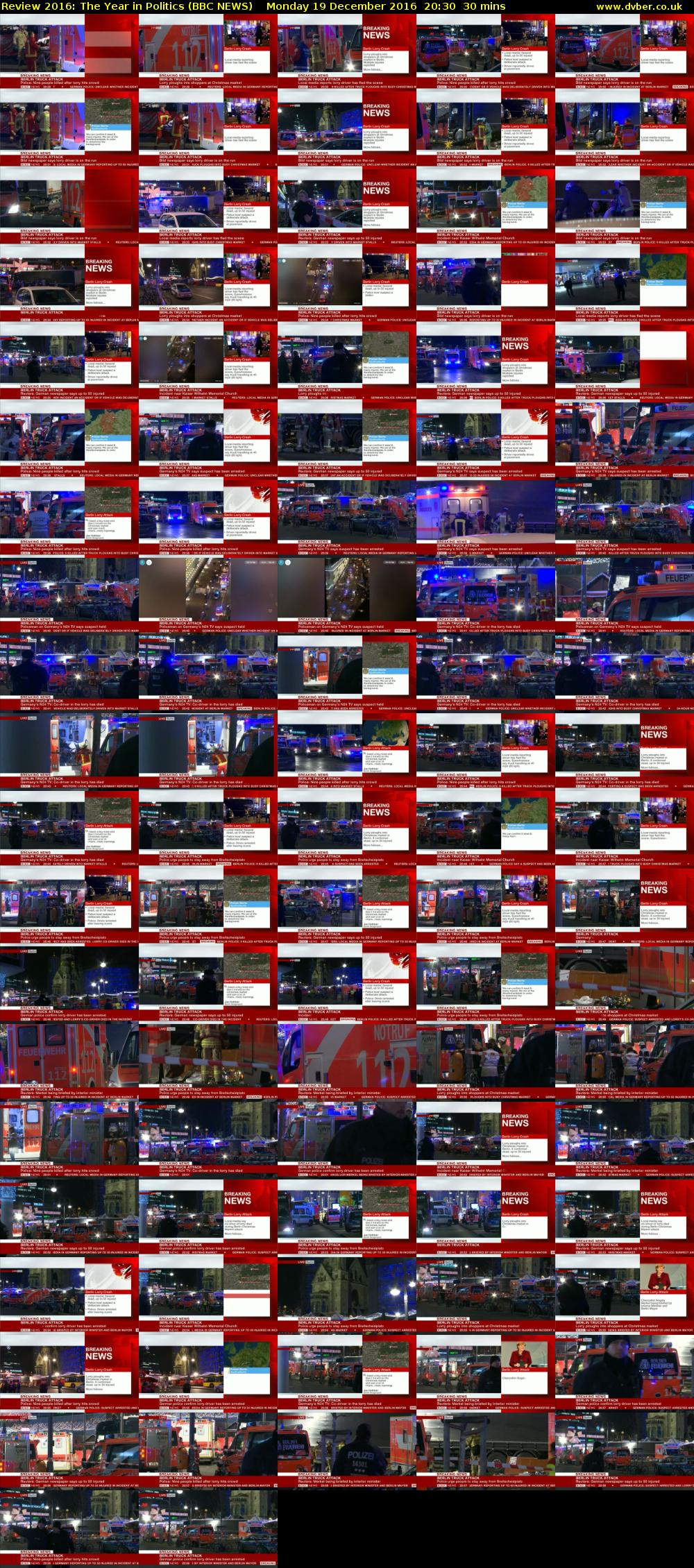 Review 2016: The Year in Politics (BBC NEWS) Monday 19 December 2016 20:30 - 21:00