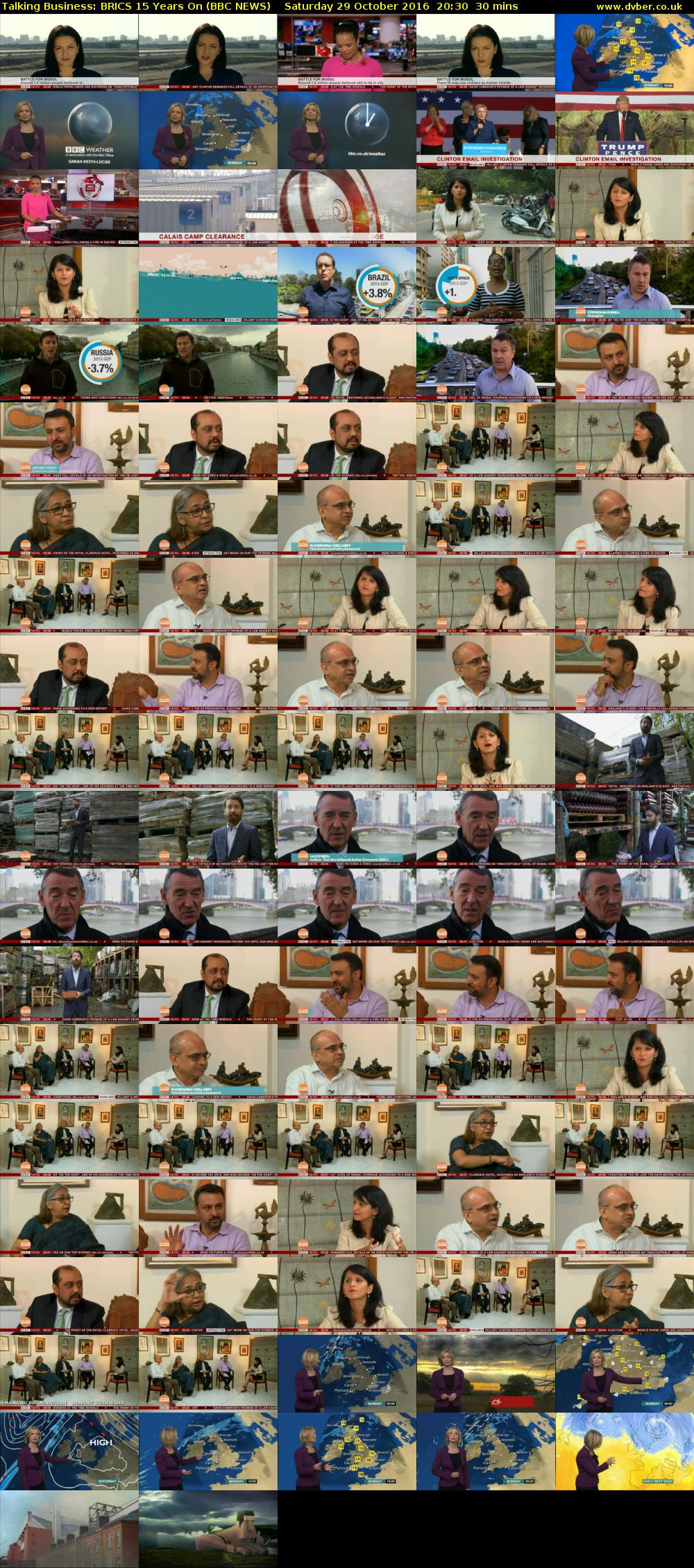 Talking Business: BRICS 15 Years On (BBC NEWS) Saturday 29 October 2016 20:30 - 21:00