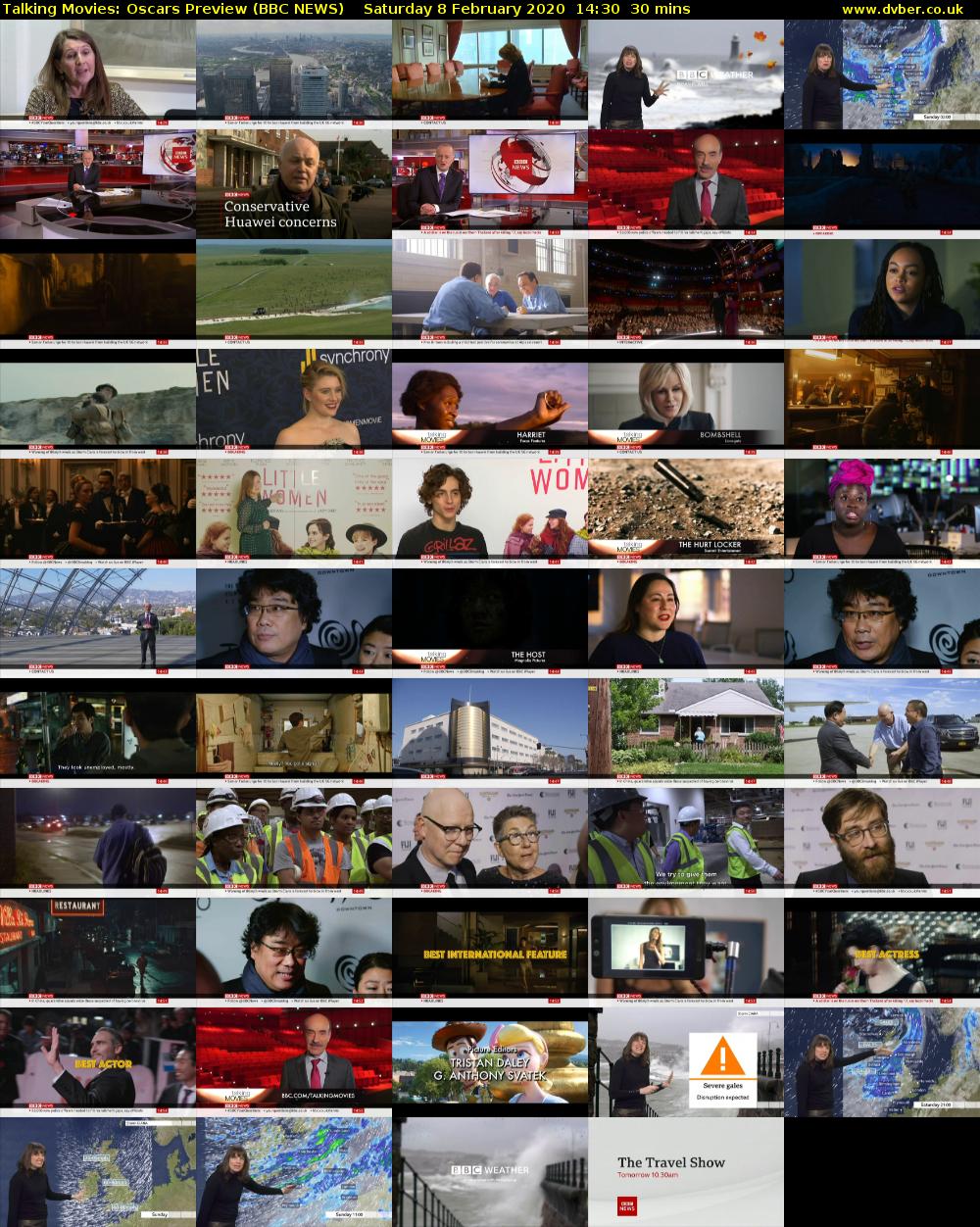 Talking Movies: Oscars Preview (BBC NEWS) Saturday 8 February 2020 14:30 - 15:00