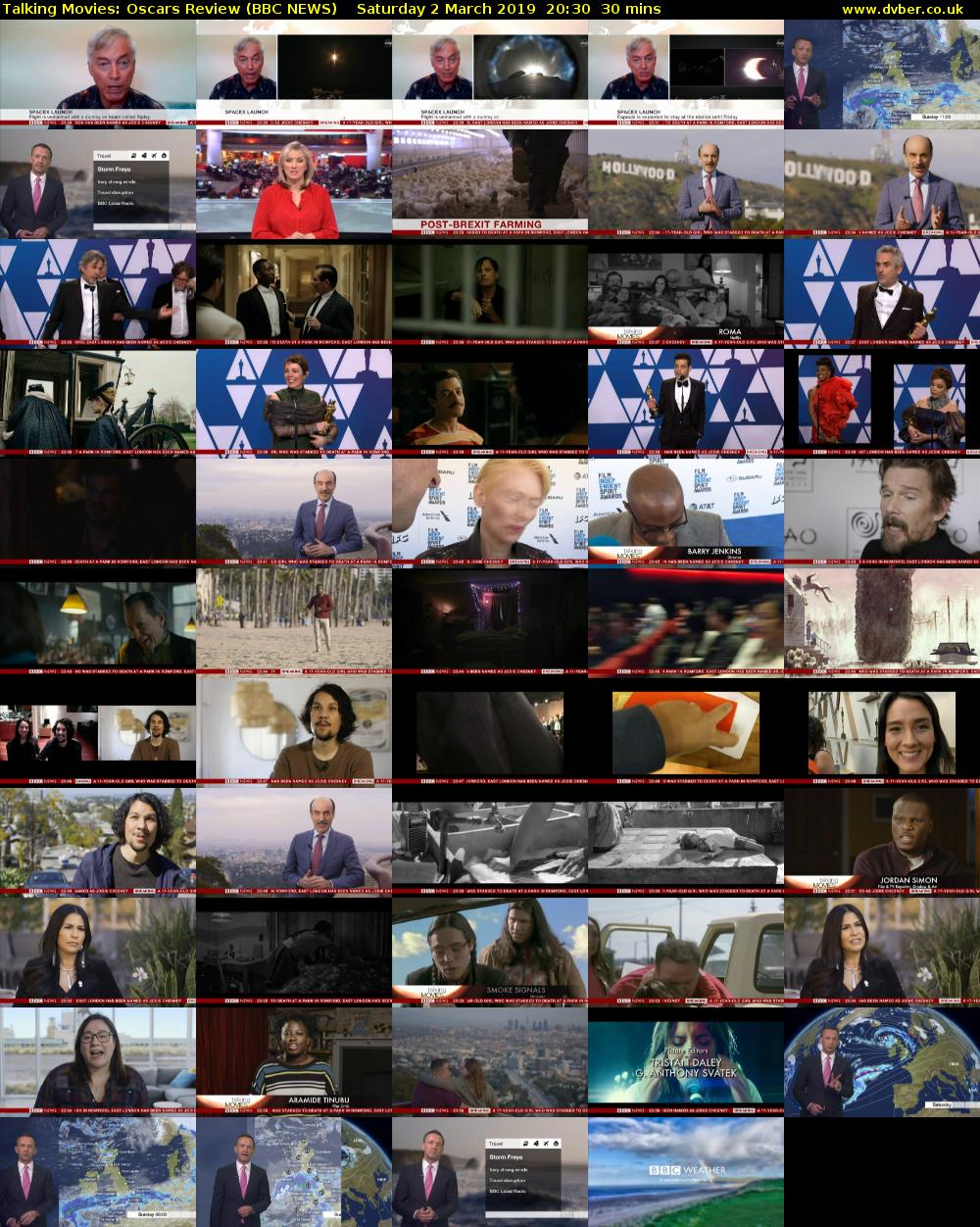 Talking Movies: Oscars Review (BBC NEWS) Saturday 2 March 2019 20:30 - 21:00