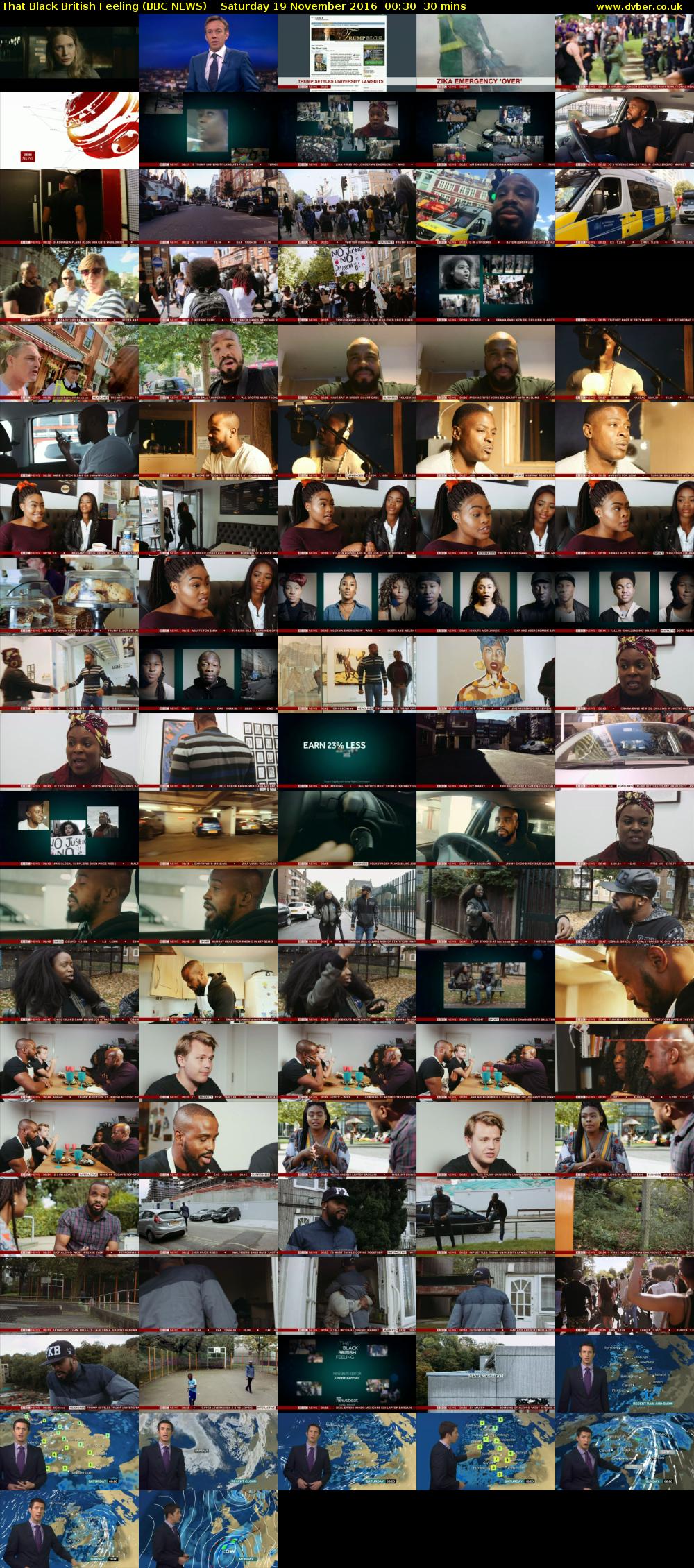 That Black British Feeling (BBC NEWS) Saturday 19 November 2016 00:30 - 01:00