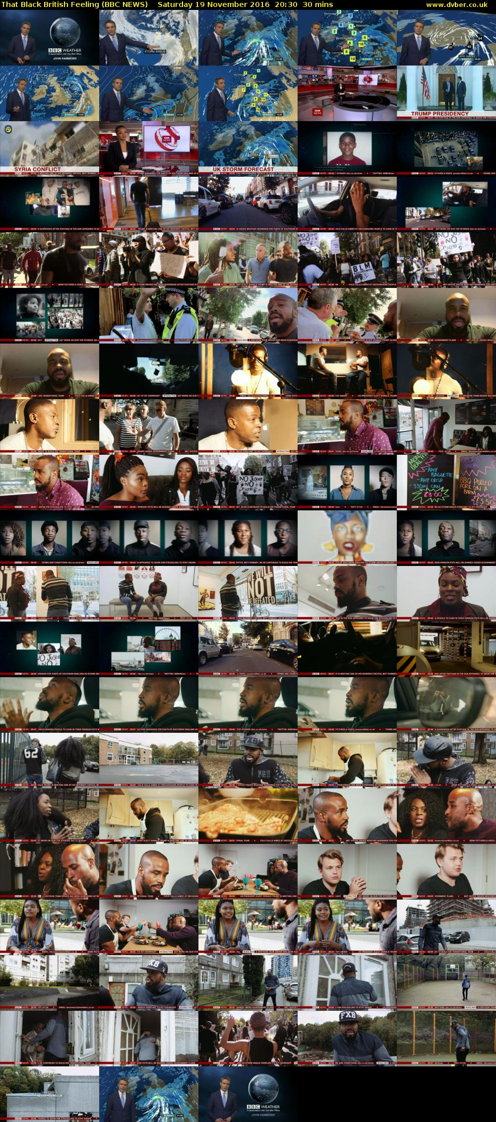 That Black British Feeling (BBC NEWS) Saturday 19 November 2016 20:30 - 21:00