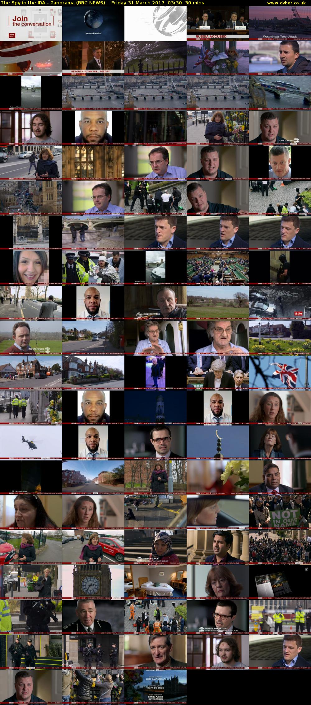The Spy in the IRA - Panorama (BBC NEWS) Friday 31 March 2017 03:30 - 04:00