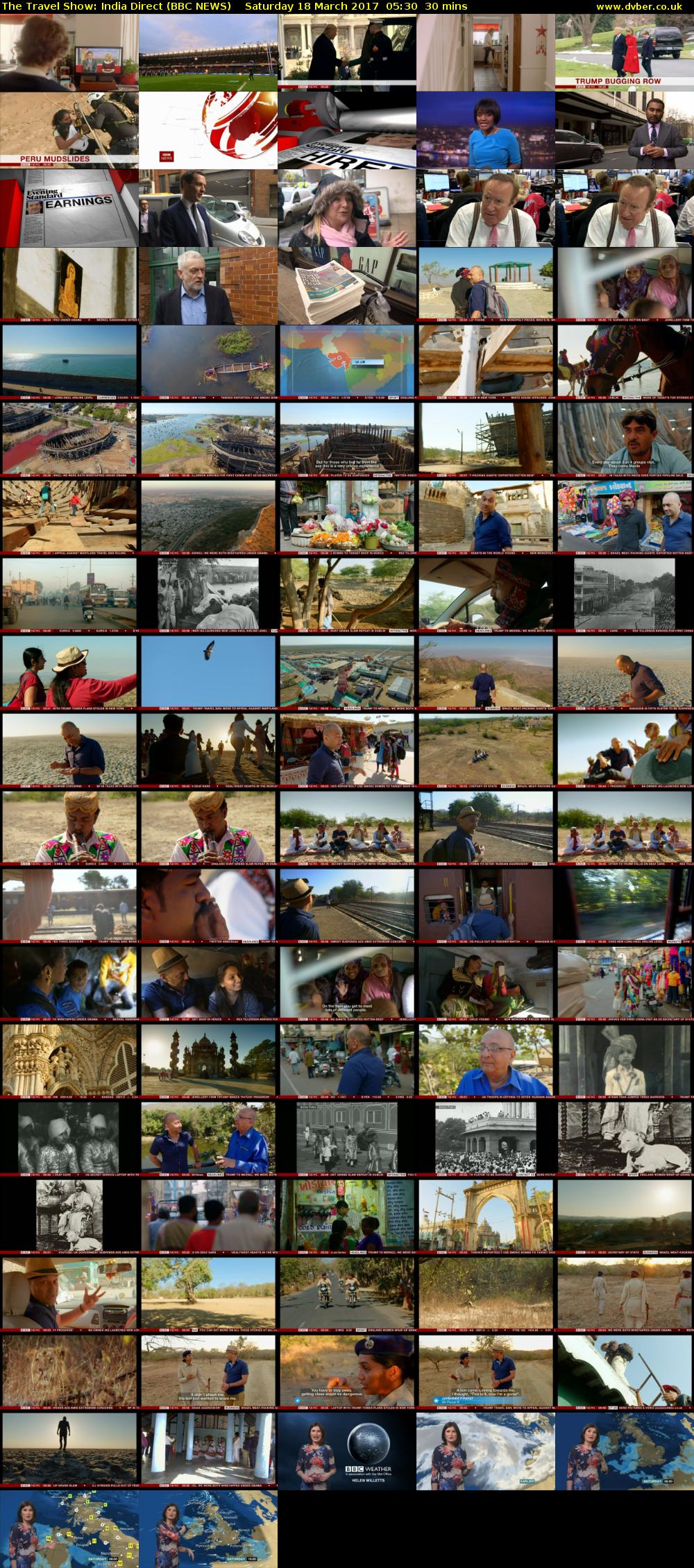 The Travel Show: India Direct (BBC NEWS) Saturday 18 March 2017 05:30 - 06:00