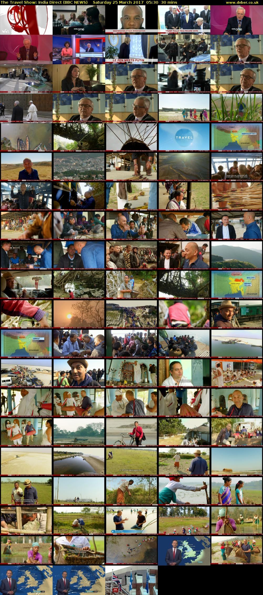 The Travel Show: India Direct (BBC NEWS) Saturday 25 March 2017 05:30 - 06:00