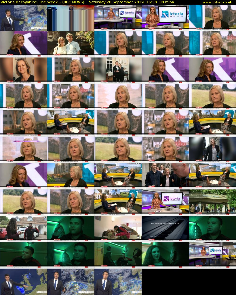 Victoria Derbyshire: The Week... (BBC NEWS) Saturday 28 September 2019 16:30 - 17:00