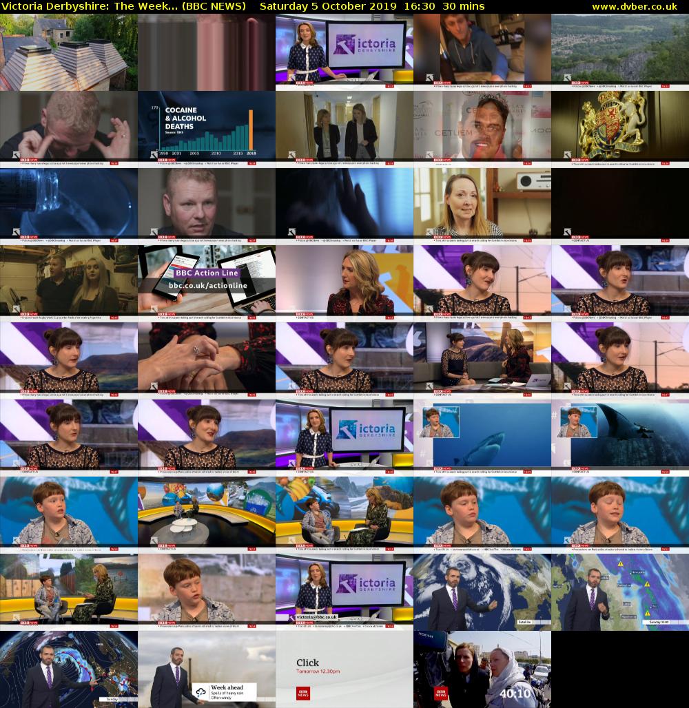 Victoria Derbyshire: The Week... (BBC NEWS) Saturday 5 October 2019 16:30 - 17:00