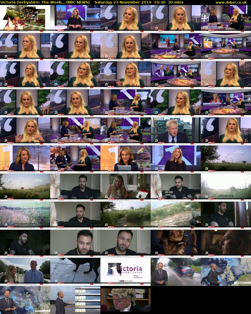 Victoria Derbyshire: The Week... (BBC NEWS) Saturday 23 November 2019 16:30 - 17:00