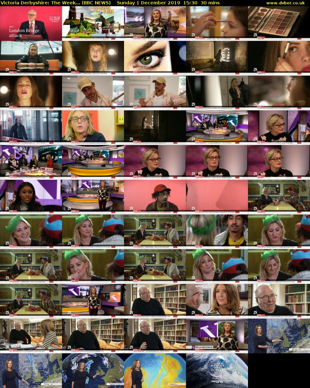 Victoria Derbyshire: The Week... (BBC NEWS) Sunday 1 December 2019 15:30 - 16:00