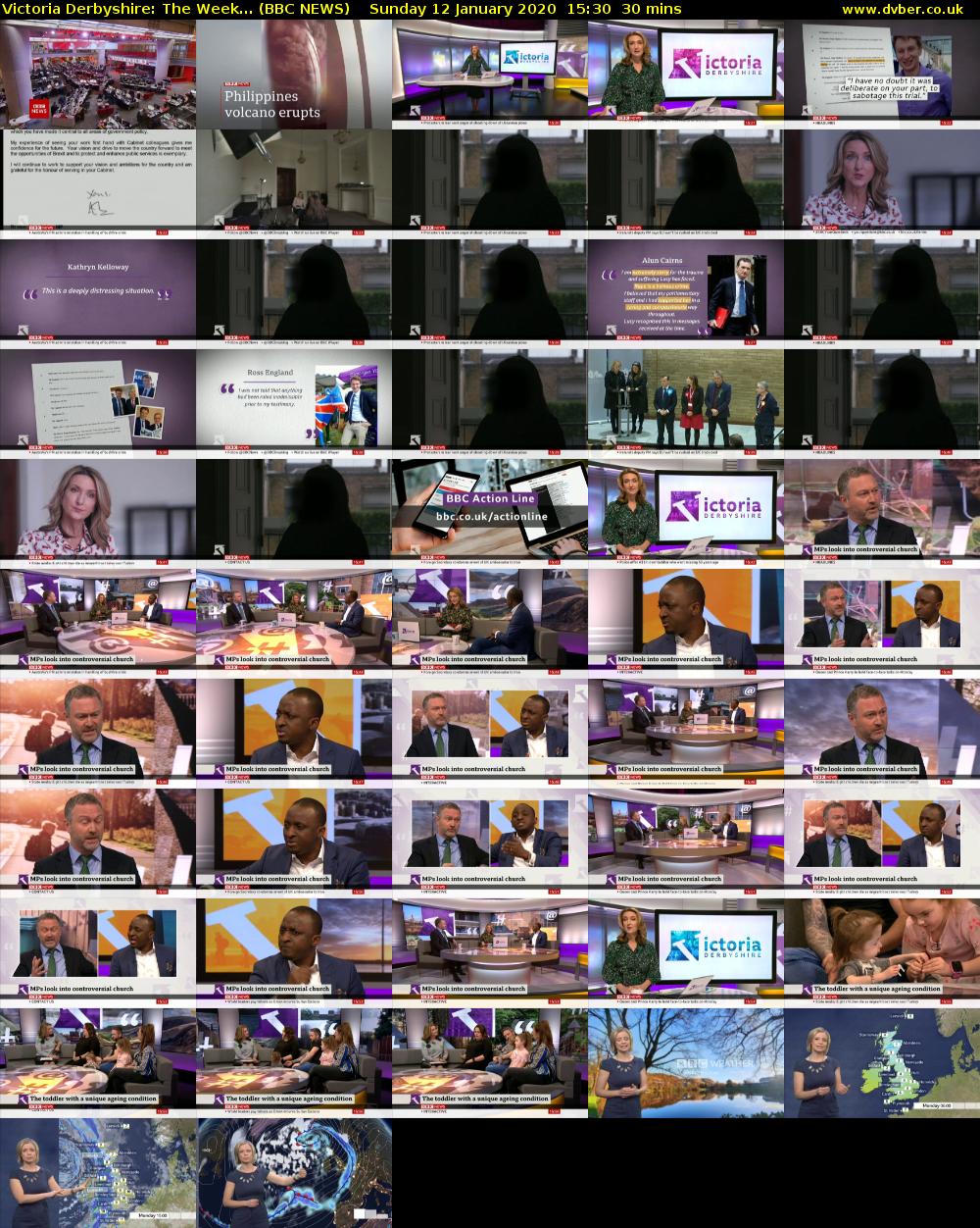 Victoria Derbyshire: The Week... (BBC NEWS) Sunday 12 January 2020 15:30 - 16:00