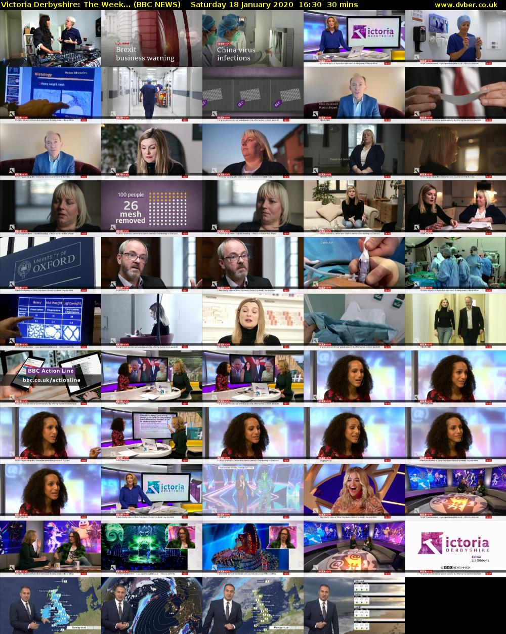 Victoria Derbyshire: The Week... (BBC NEWS) Saturday 18 January 2020 16:30 - 17:00