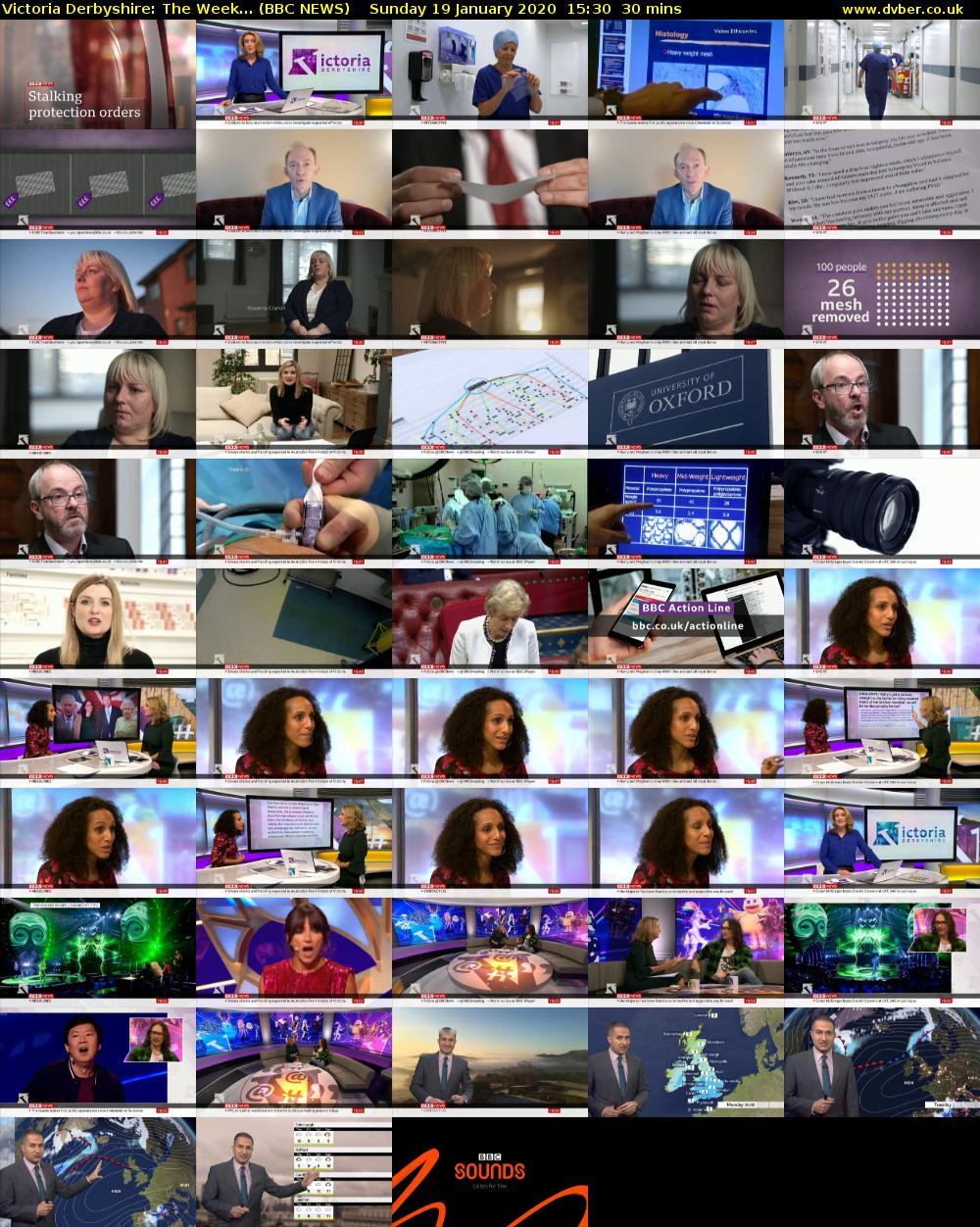 Victoria Derbyshire: The Week... (BBC NEWS) Sunday 19 January 2020 15:30 - 16:00