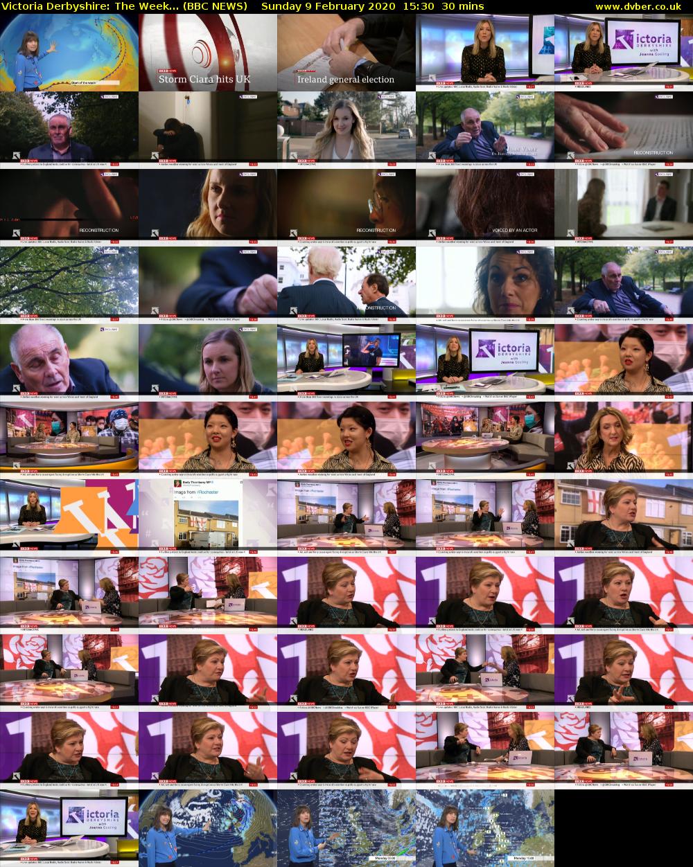 Victoria Derbyshire: The Week... (BBC NEWS) Sunday 9 February 2020 15:30 - 16:00