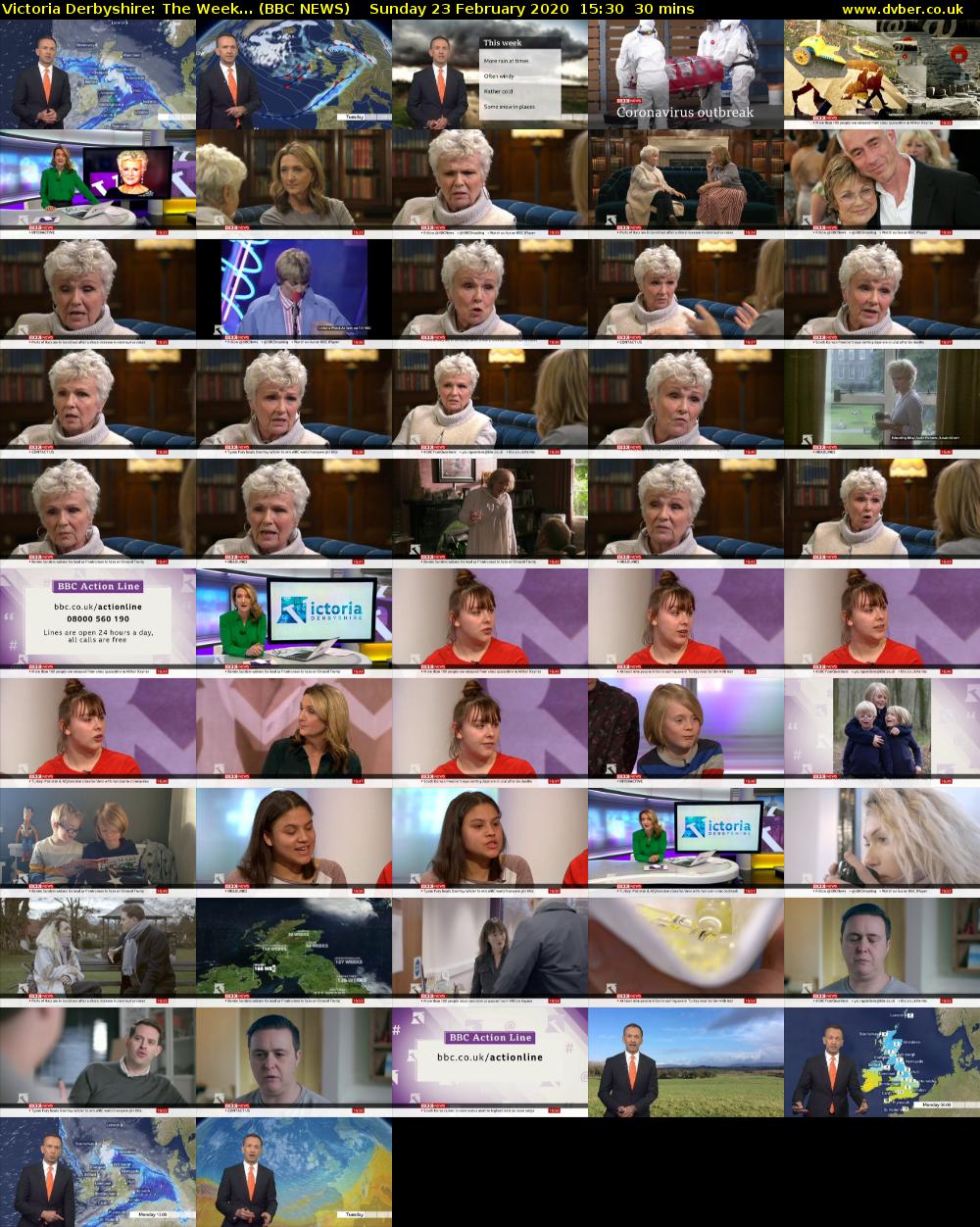 Victoria Derbyshire: The Week... (BBC NEWS) Sunday 23 February 2020 15:30 - 16:00