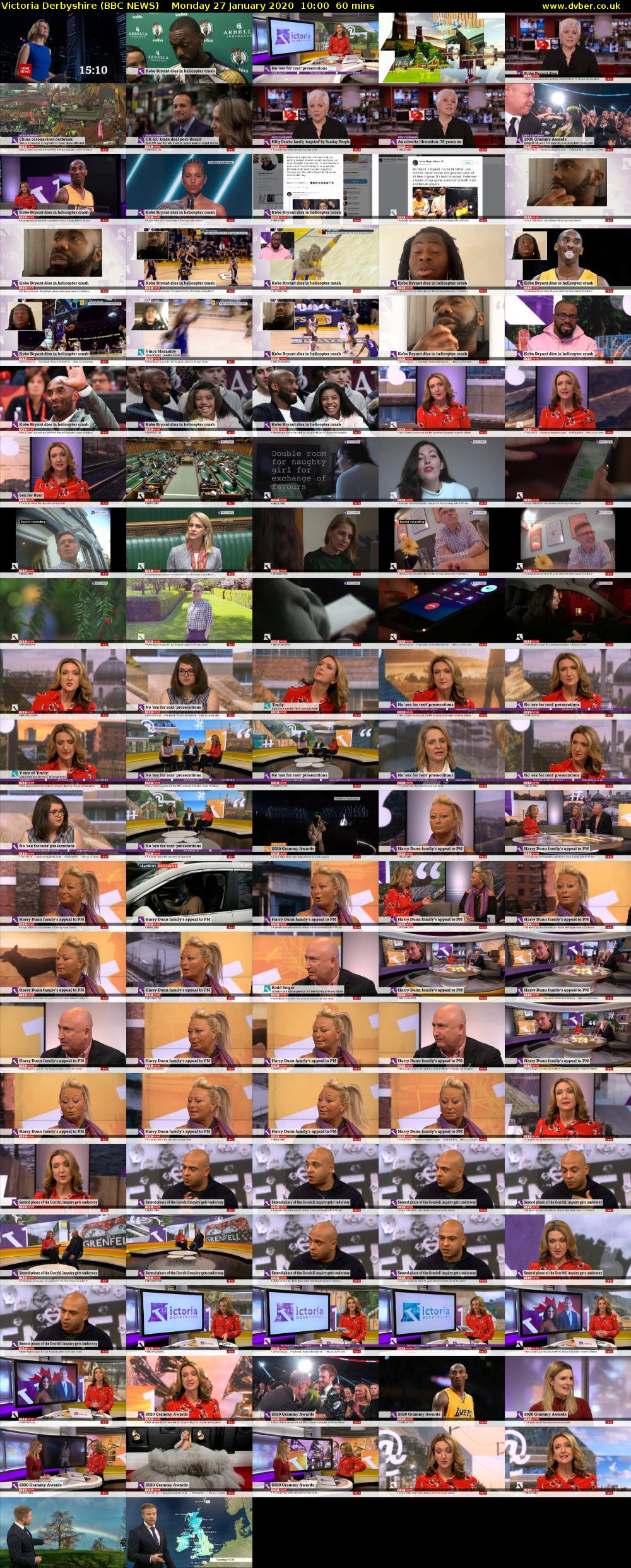 Victoria Derbyshire (BBC NEWS) Monday 27 January 2020 10:00 - 11:00