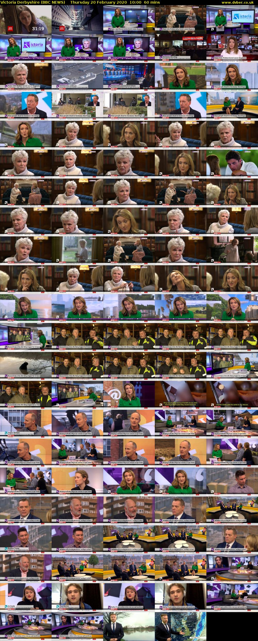 Victoria Derbyshire (BBC NEWS) Thursday 20 February 2020 10:00 - 11:00