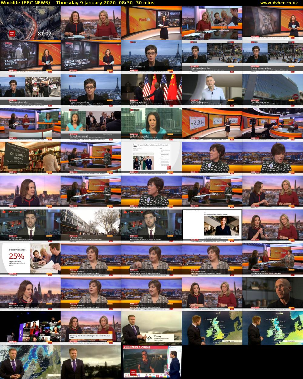 Worklife (BBC NEWS) Thursday 9 January 2020 08:30 - 09:00