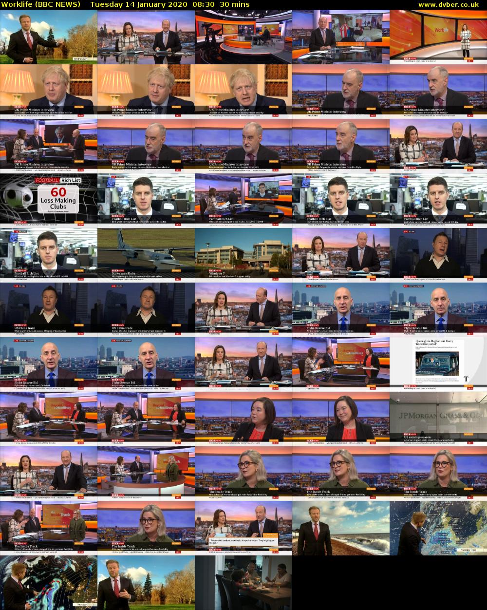 Worklife (BBC NEWS) Tuesday 14 January 2020 08:30 - 09:00
