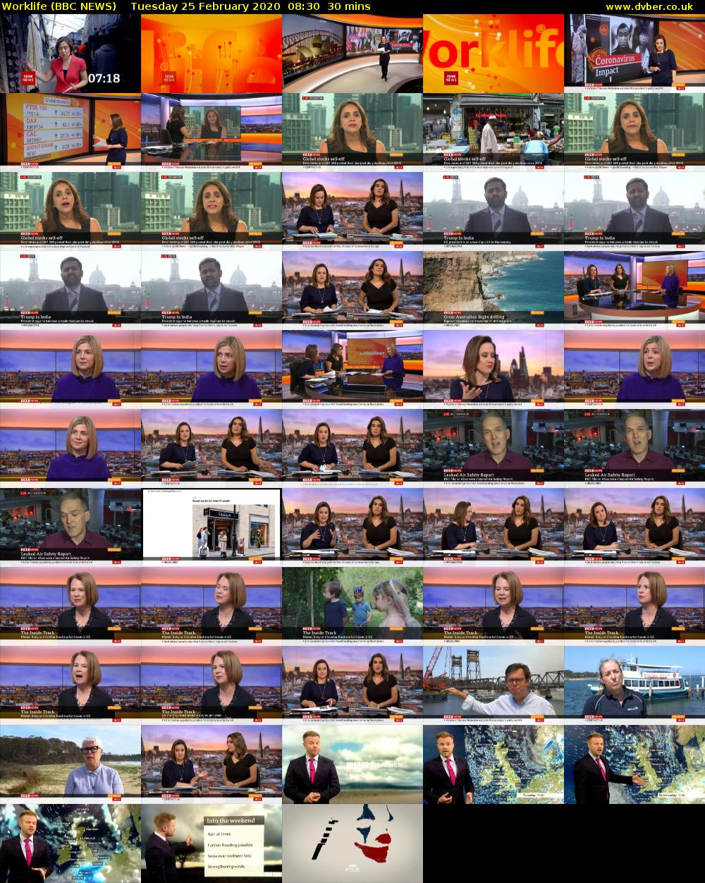 Worklife (BBC NEWS) Tuesday 25 February 2020 08:30 - 09:00