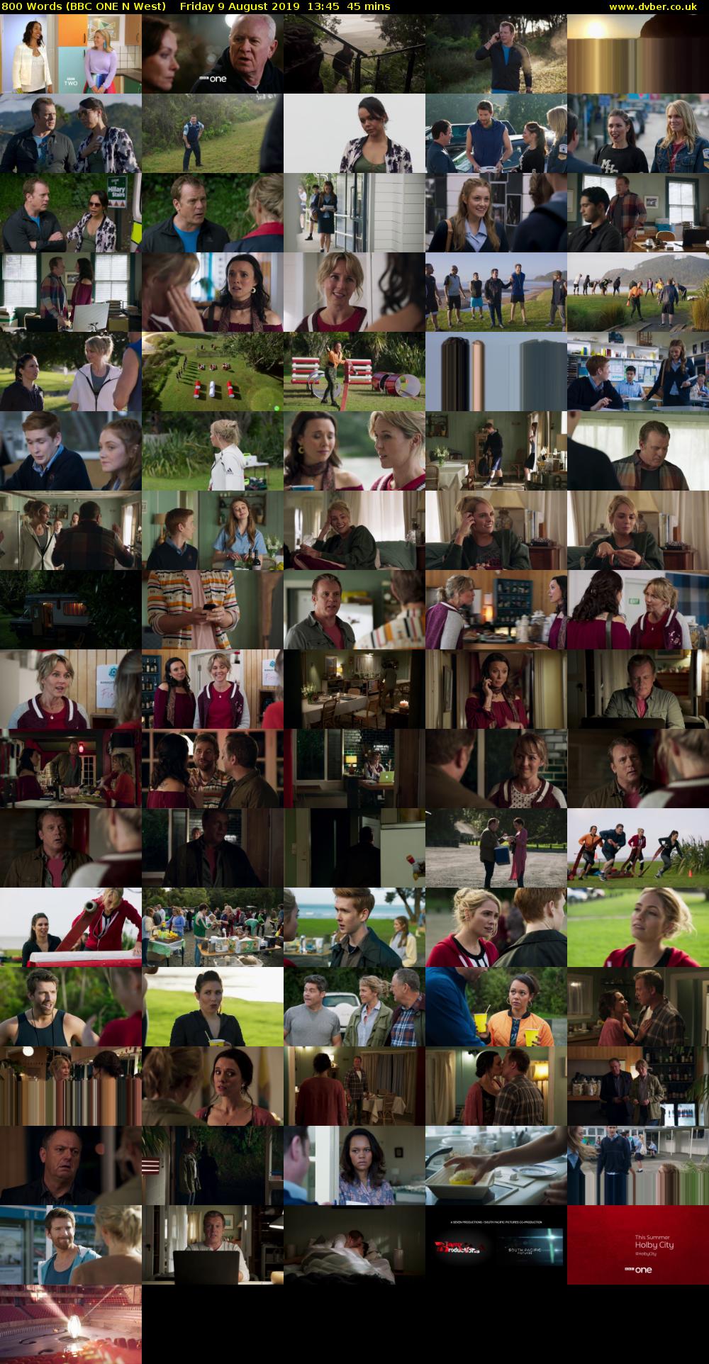 800 Words (BBC ONE N West) Friday 9 August 2019 13:45 - 14:30