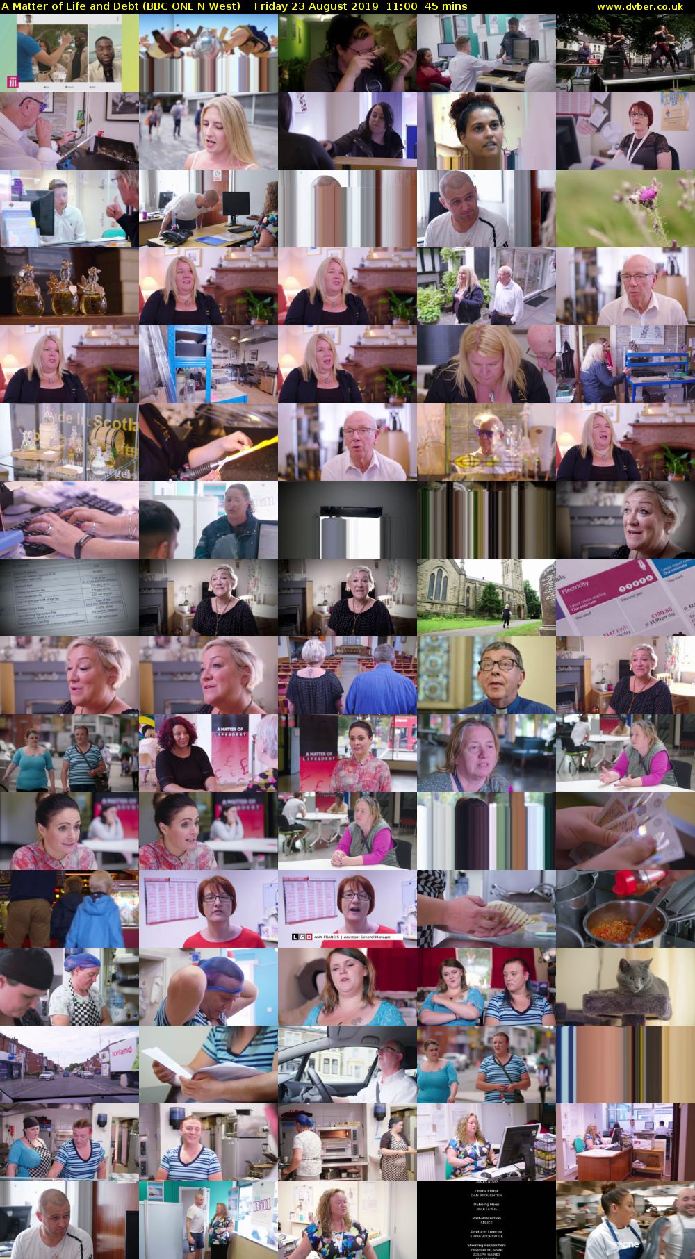 A Matter of Life and Debt (BBC ONE N West) Friday 23 August 2019 11:00 - 11:45