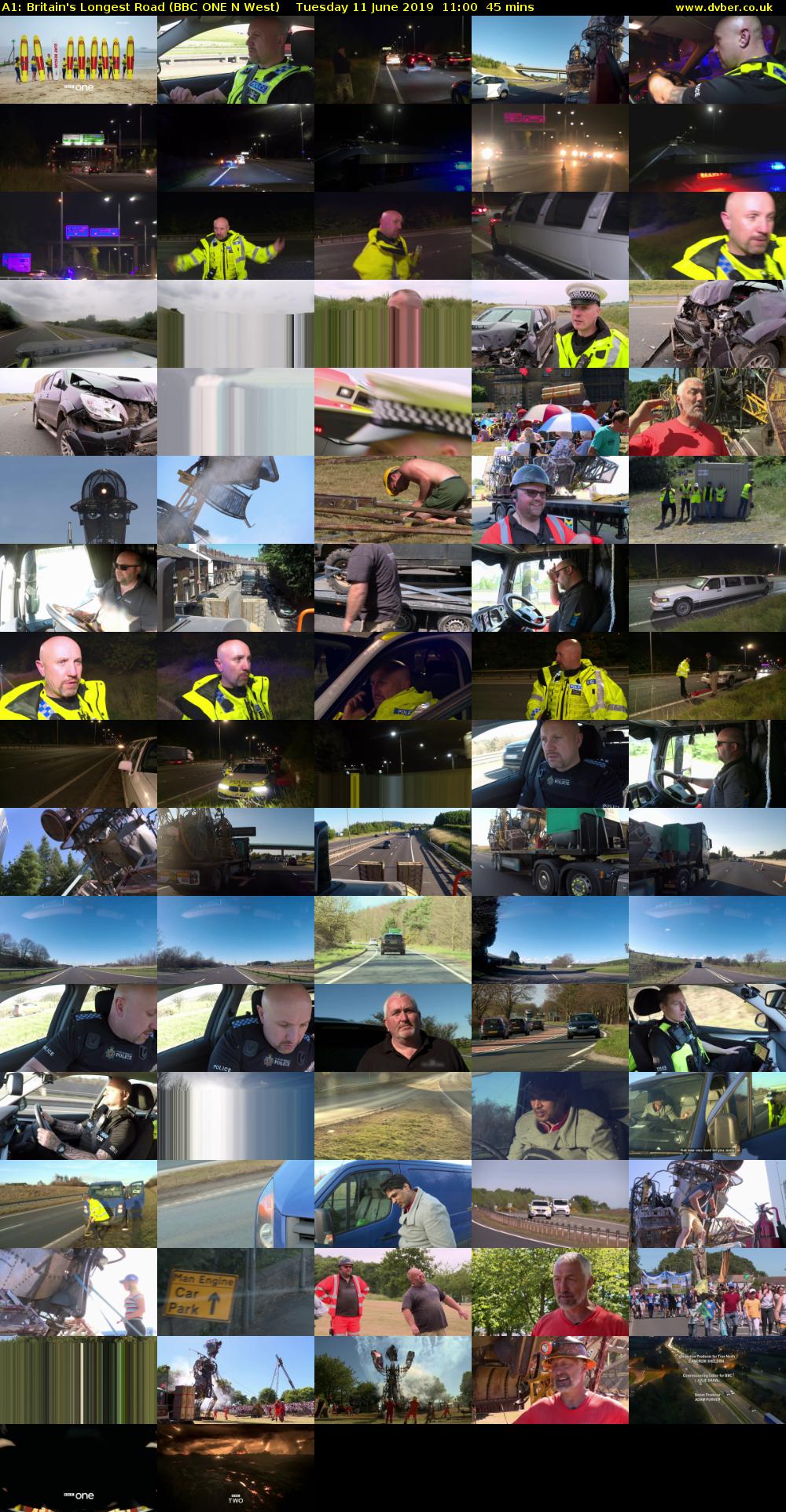 A1: Britain's Longest Road (BBC ONE N West) Tuesday 11 June 2019 11:00 - 11:45