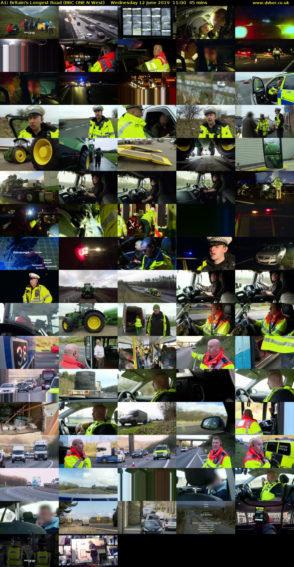 A1: Britain's Longest Road (BBC ONE N West) Wednesday 12 June 2019 11:00 - 11:45