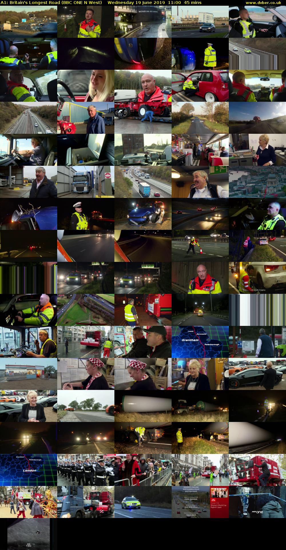 A1: Britain's Longest Road (BBC ONE N West) Wednesday 19 June 2019 11:00 - 11:45
