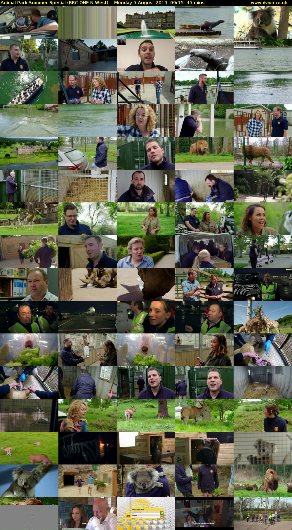 Animal Park Summer Special (BBC ONE N West) Monday 5 August 2019 09:15 - 10:00