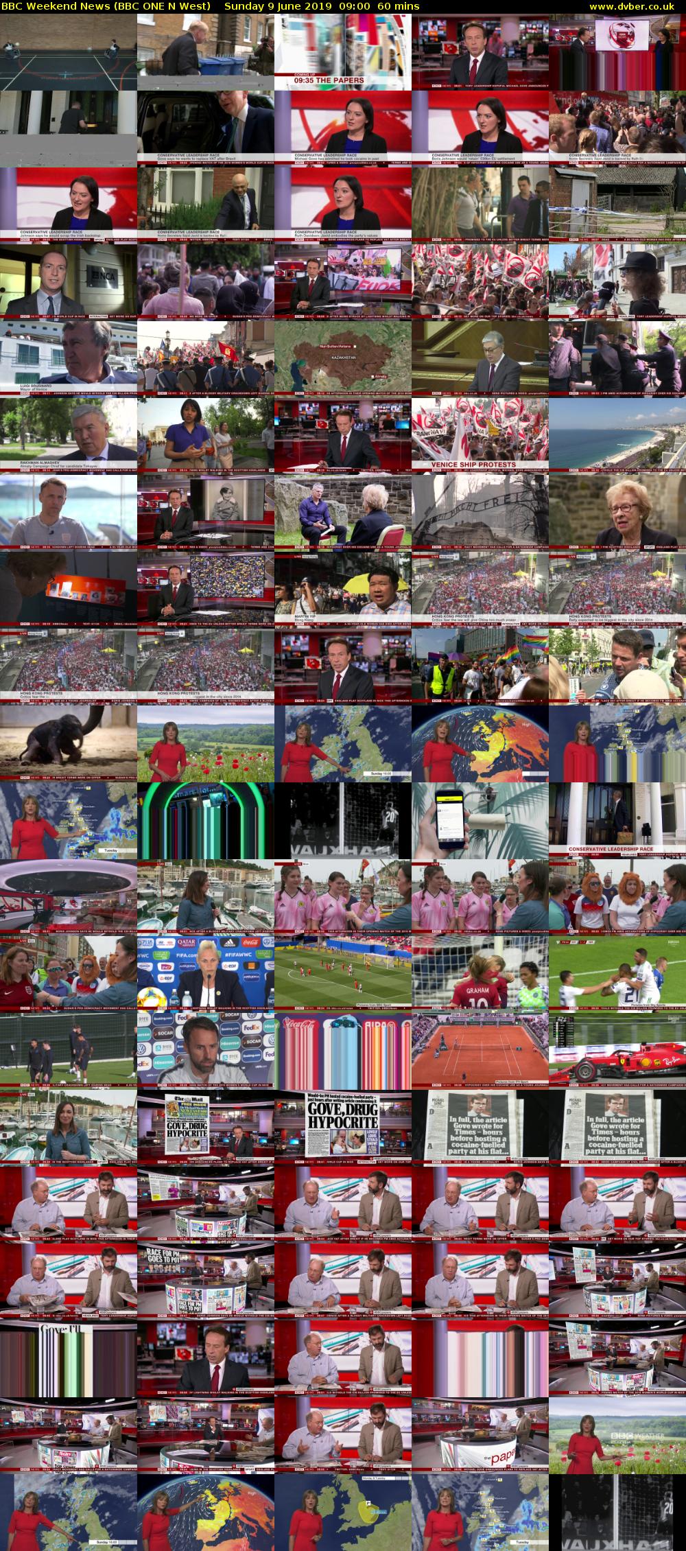 BBC Weekend News (BBC ONE N West) Sunday 9 June 2019 09:00 - 10:00
