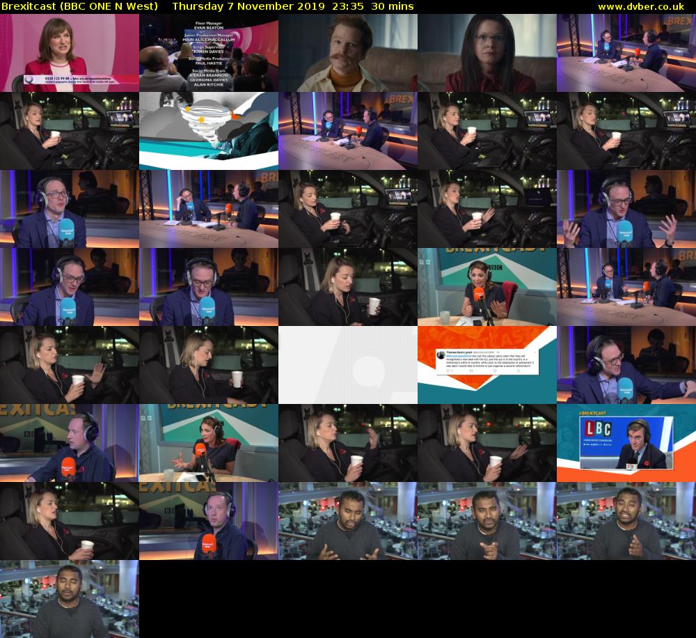 Brexitcast (BBC ONE N West) Thursday 7 November 2019 23:35 - 00:05