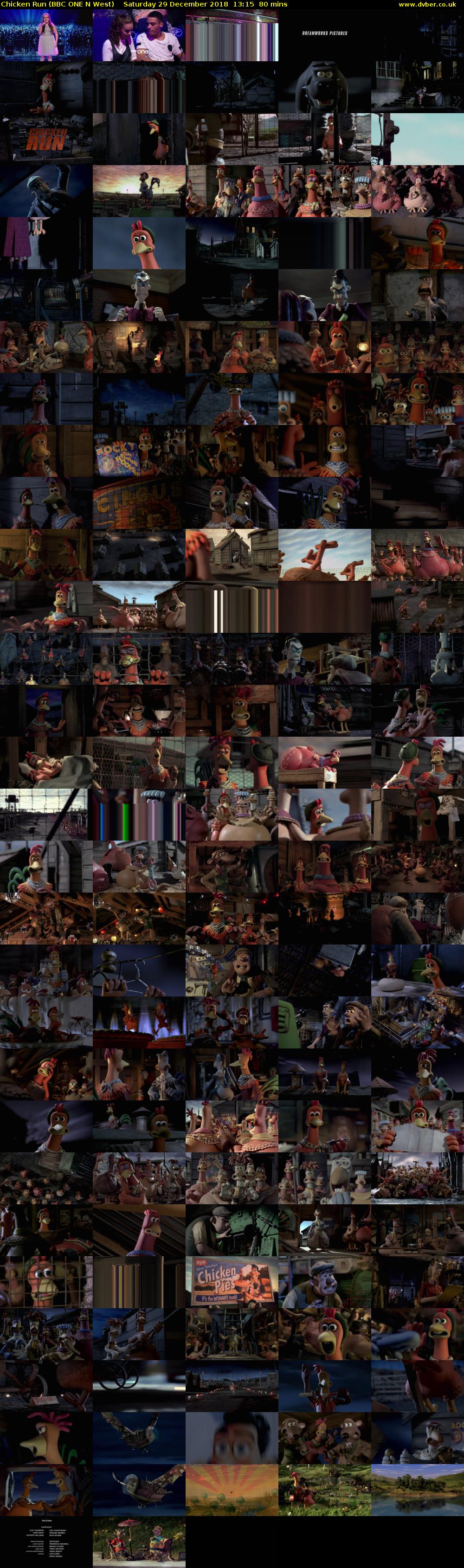 Chicken Run (BBC ONE N West) Saturday 29 December 2018 13:15 - 14:35