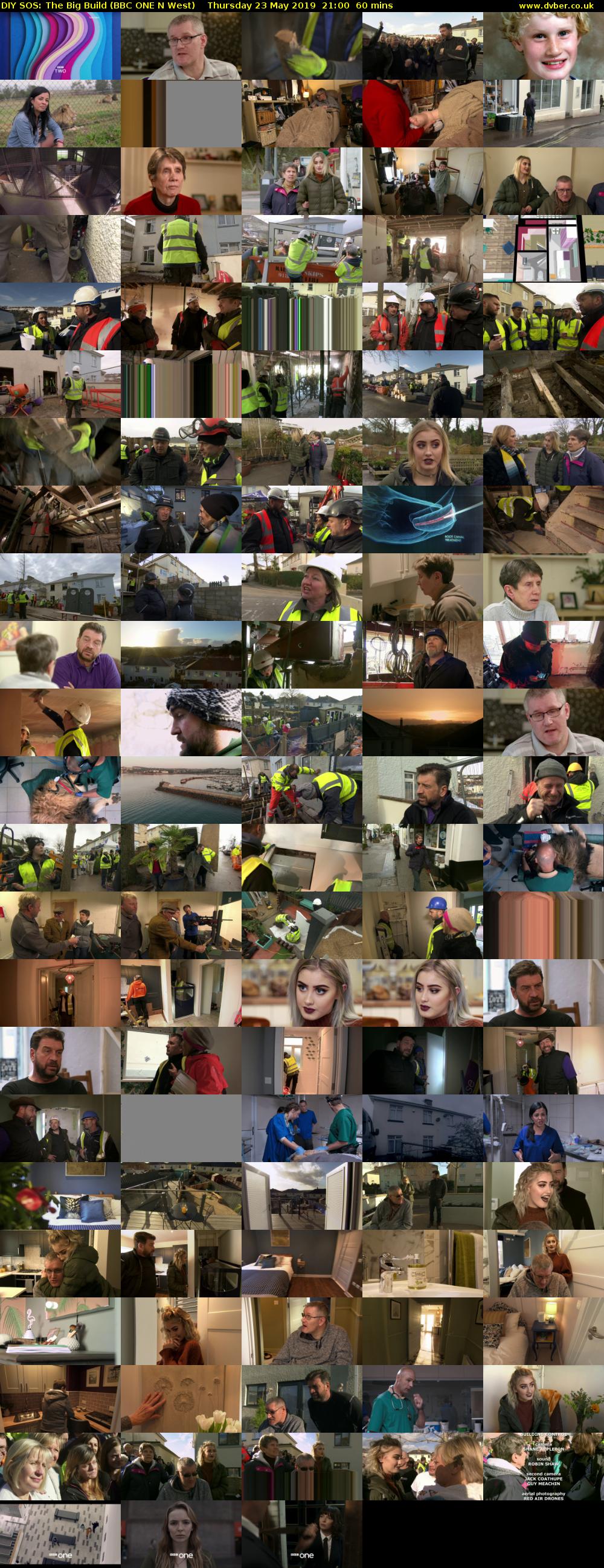 DIY SOS: The Big Build (BBC ONE N West) Thursday 23 May 2019 21:00 - 22:00
