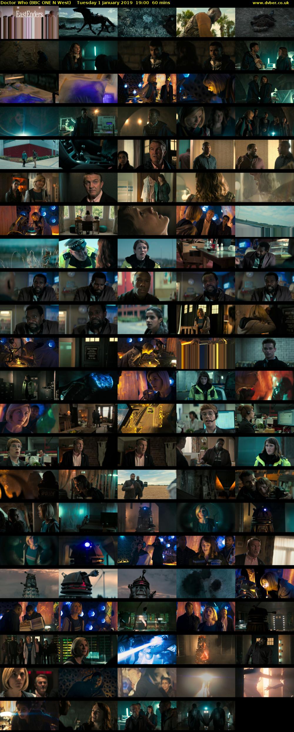 Doctor Who (BBC ONE N West) Tuesday 1 January 2019 19:00 - 20:00