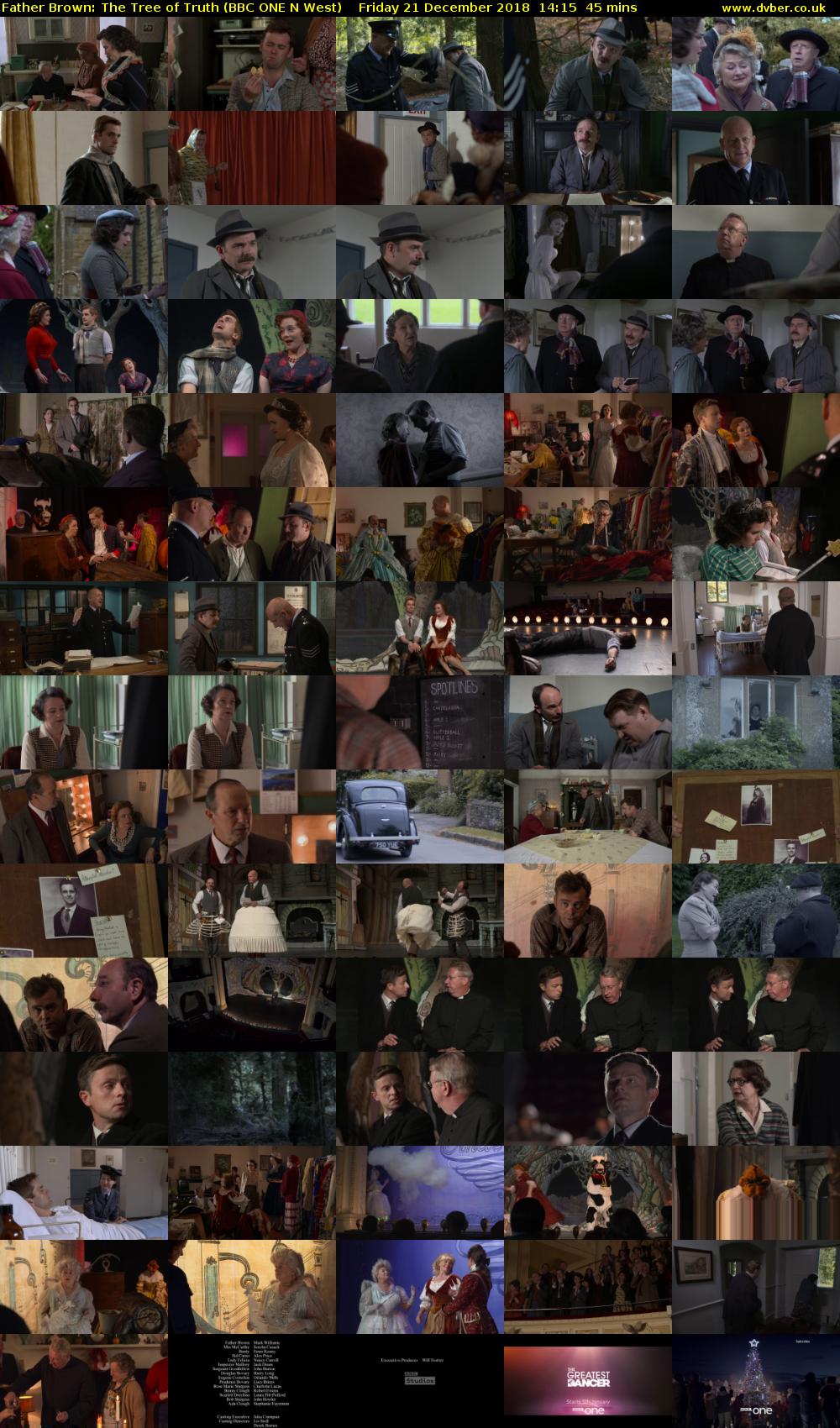 Father Brown: The Tree of Truth (BBC ONE N West) Friday 21 December 2018 14:15 - 15:00