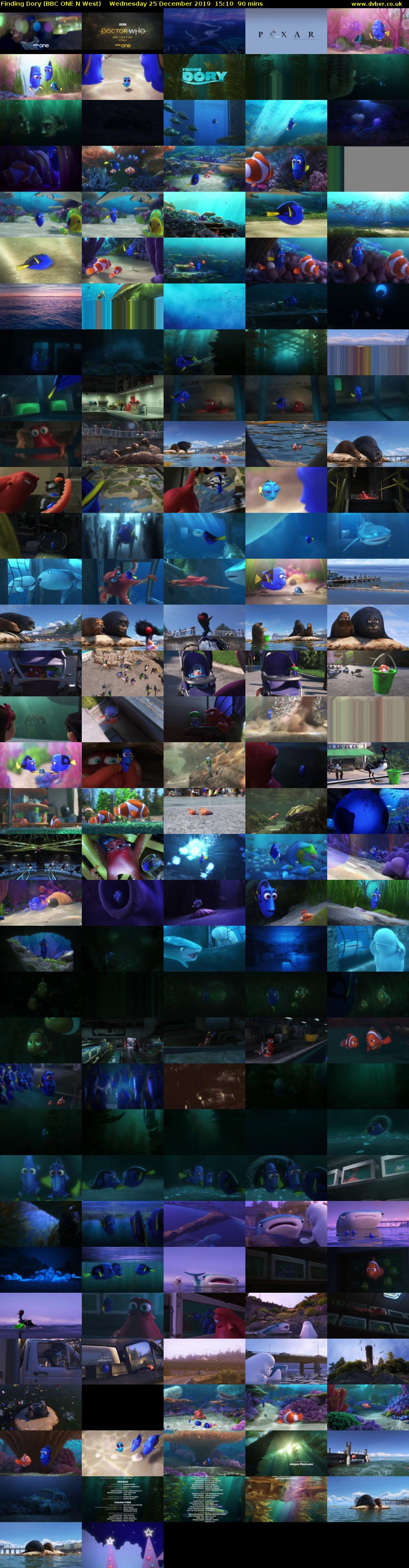 Finding Dory (BBC ONE N West) Wednesday 25 December 2019 15:10 - 16:40
