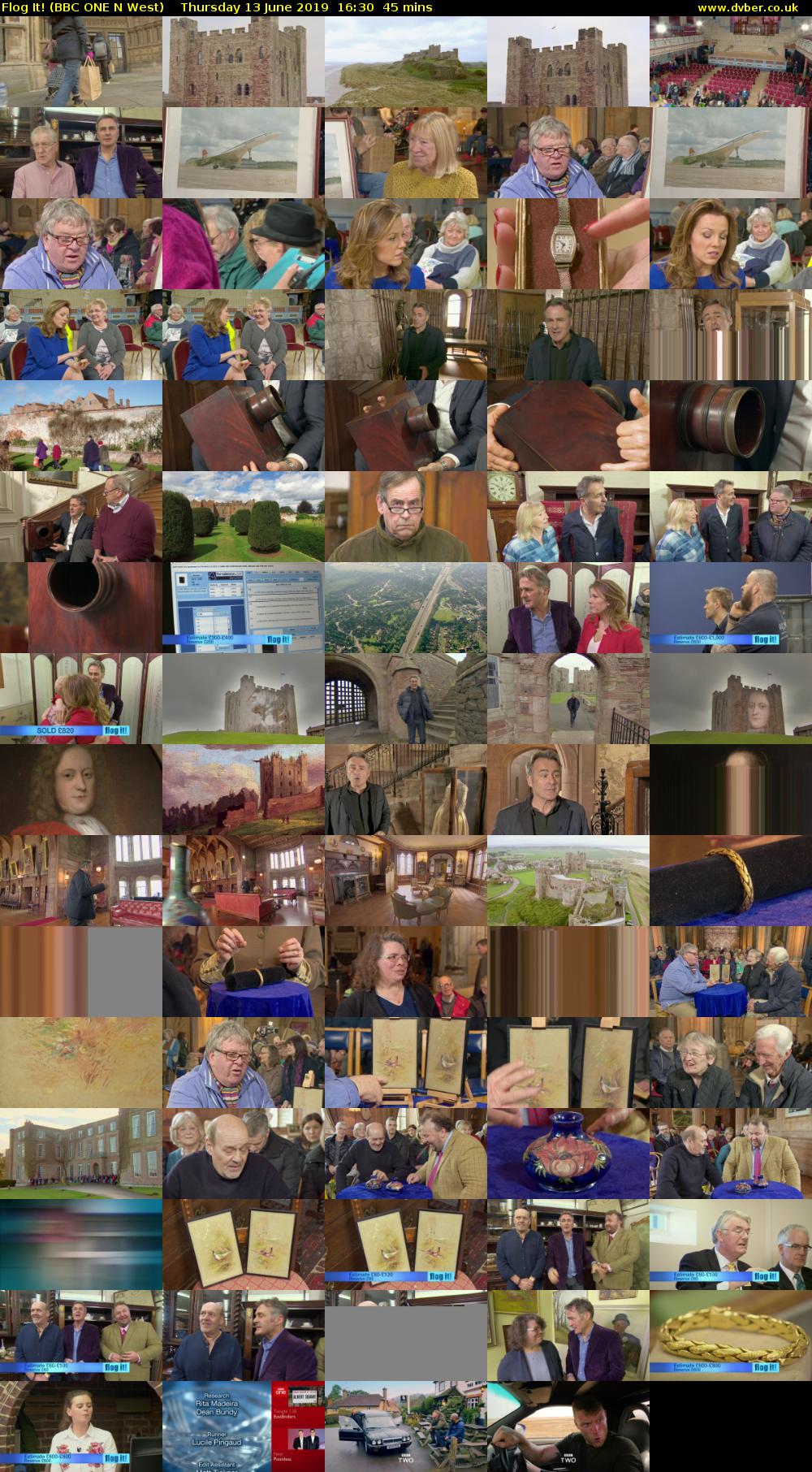 Flog It! (BBC ONE N West) Thursday 13 June 2019 16:30 - 17:15