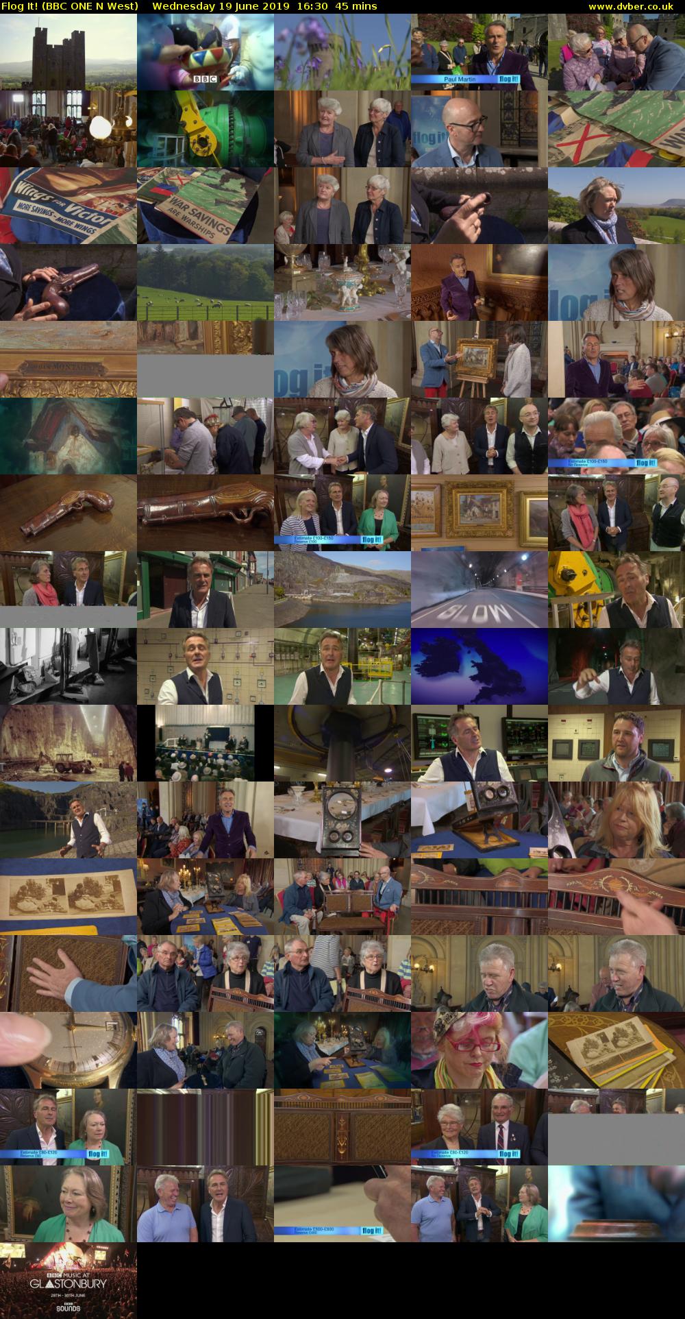 Flog It! (BBC ONE N West) Wednesday 19 June 2019 16:30 - 17:15