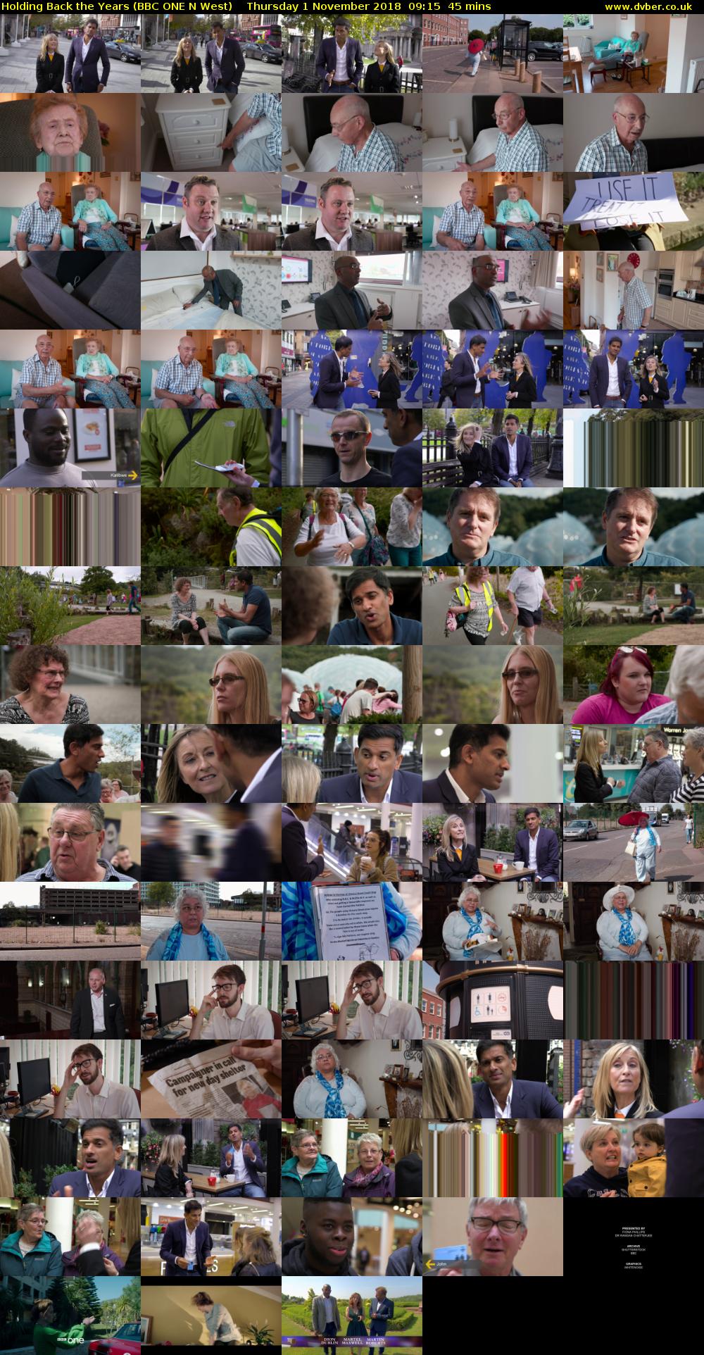 Holding Back the Years (BBC ONE N West) Thursday 1 November 2018 09:15 - 10:00