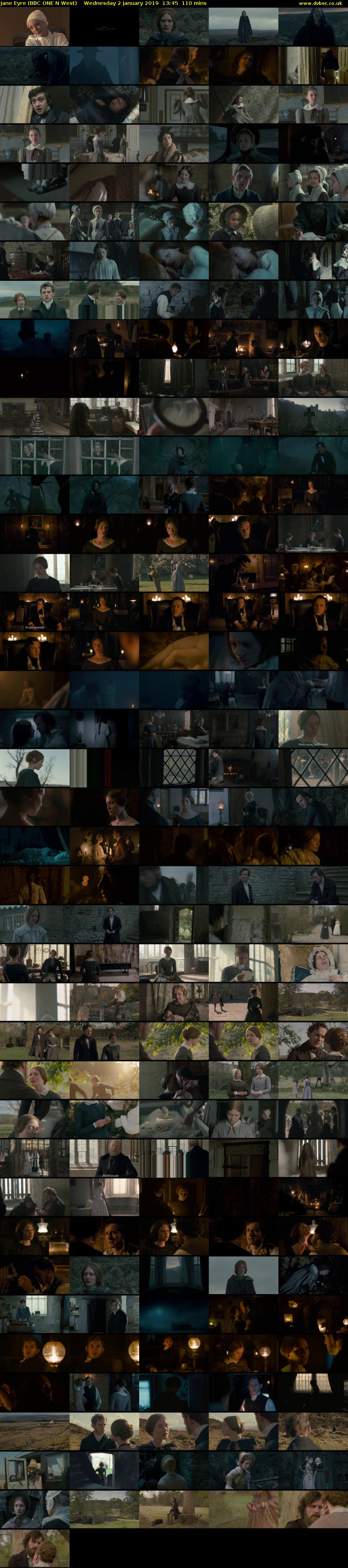 Jane Eyre (BBC ONE N West) Wednesday 2 January 2019 13:45 - 15:35