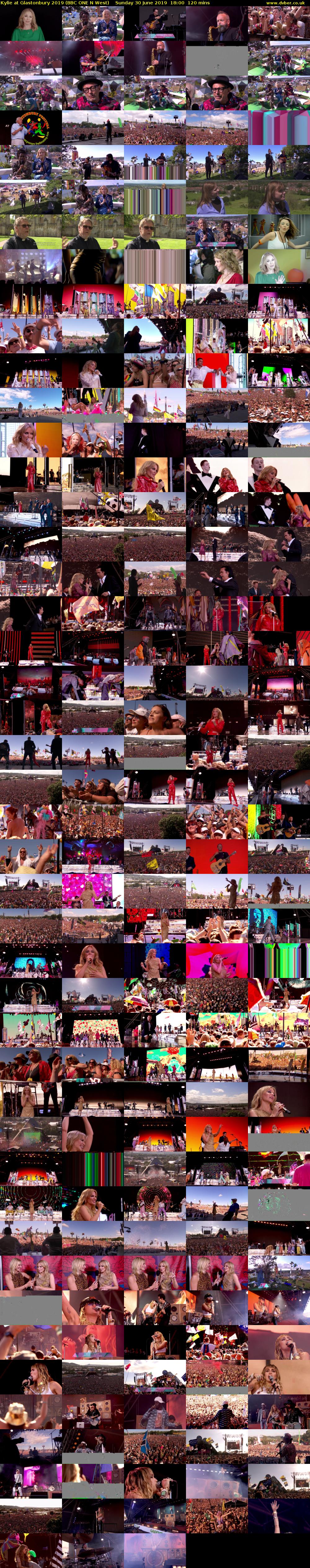 Kylie at Glastonbury 2019 (BBC ONE N West) Sunday 30 June 2019 18:00 - 20:00