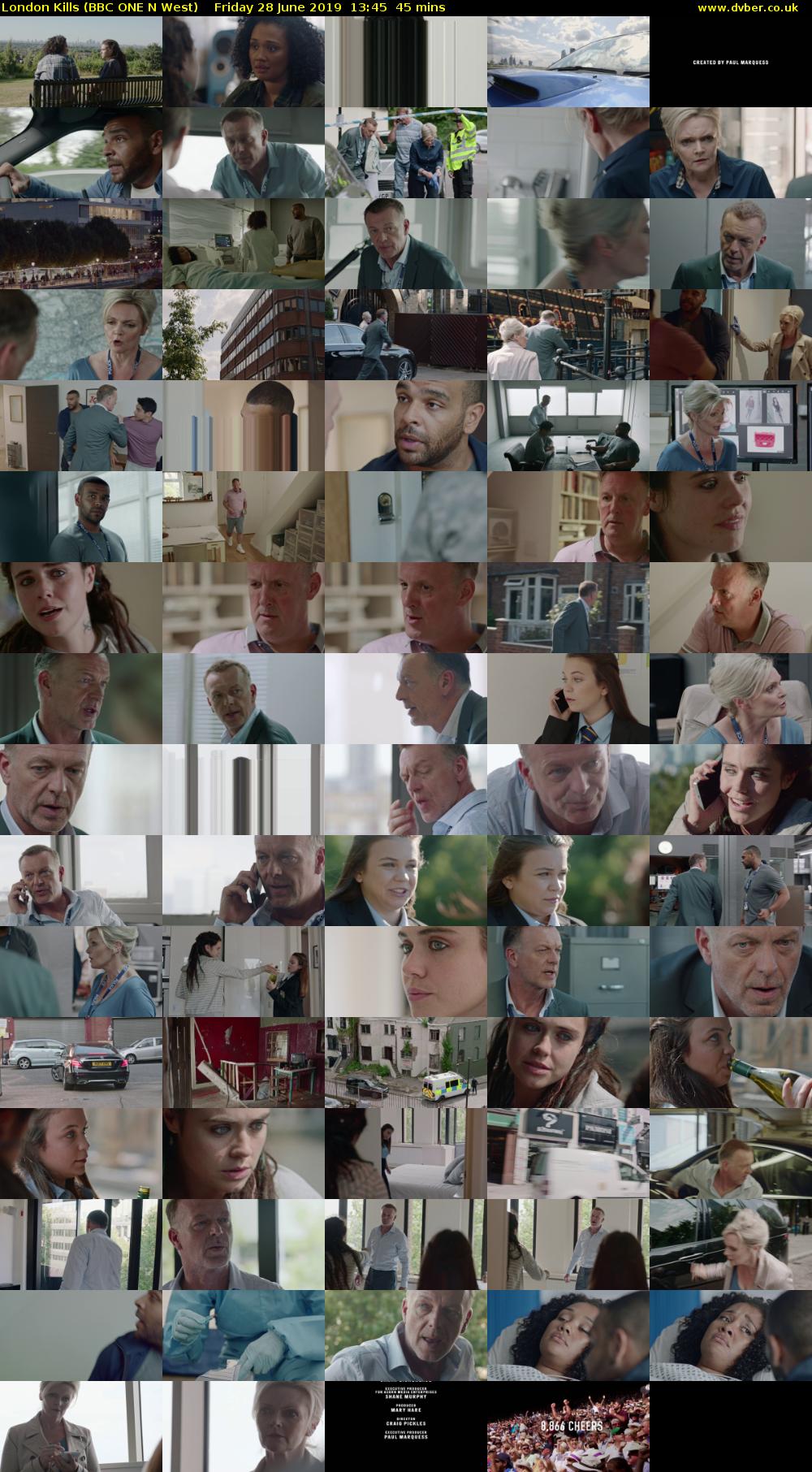 London Kills (BBC ONE N West) Friday 28 June 2019 13:45 - 14:30
