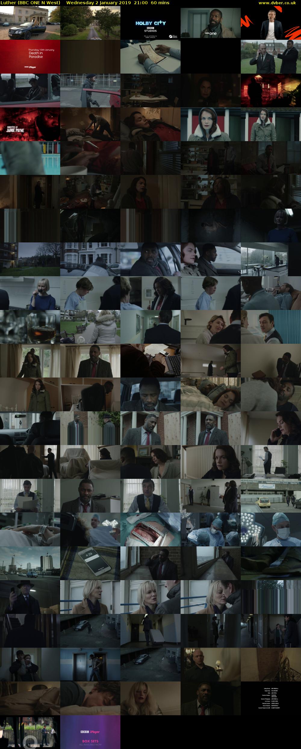 Luther (BBC ONE N West) Wednesday 2 January 2019 21:00 - 22:00